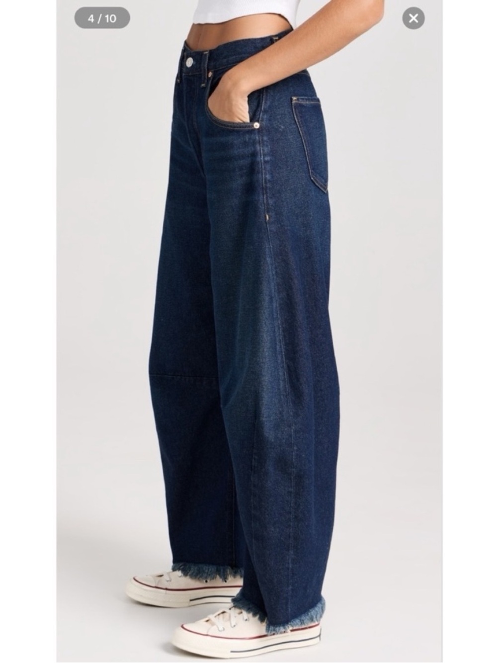 Citizens of Humanity Horseshoe Jean in Bravo Dark Wash Denim Size 23 NWT New - Picture 2 of 14